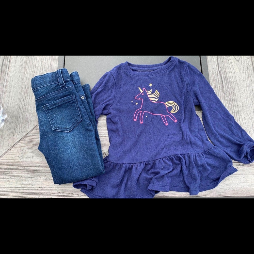 Girls top & jeans